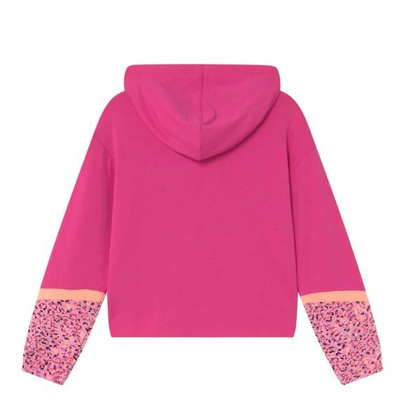 Converse x Clements Twins Girls Pink Color Block Printed Hoodie Size Small - Picture 8 of 14